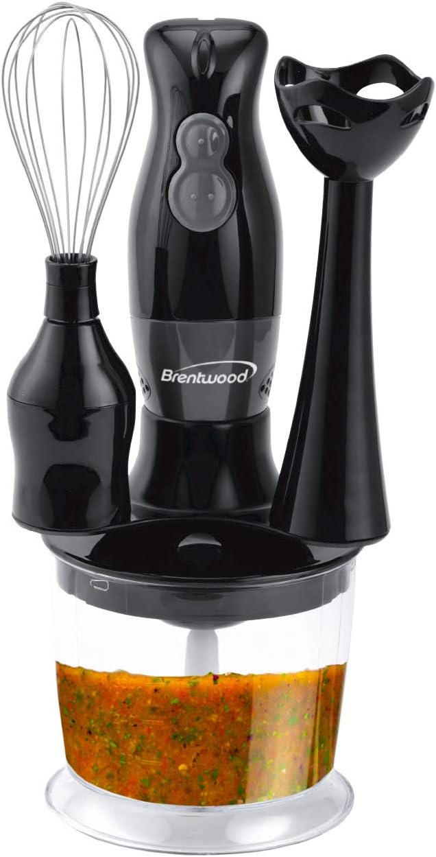 BRENTWOOD HAND BLENDER & FOOD PROCESSOR - BLK