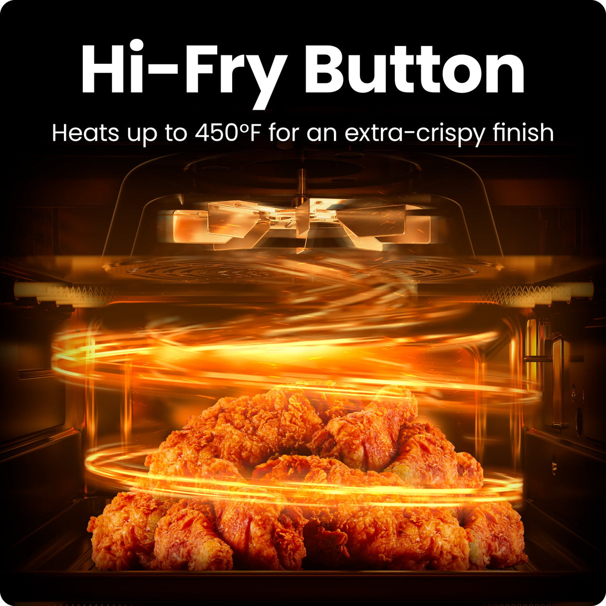 Chefman ExacTemp 8 Quart Easy-View Air Fryer with Temperature Probe