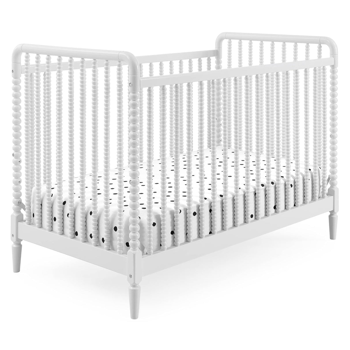 Delta Children Saint 4-in-1 Convertible Crib Includes Conversion Rails Greenguard Gold White