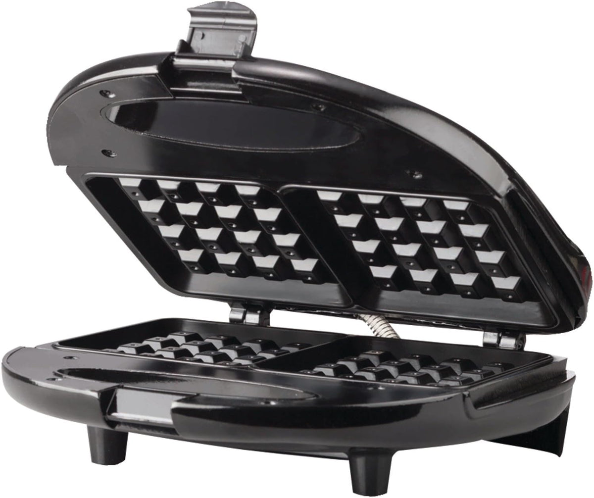 BRENTWOOD DUAL WAFFLE MAKER - BLK