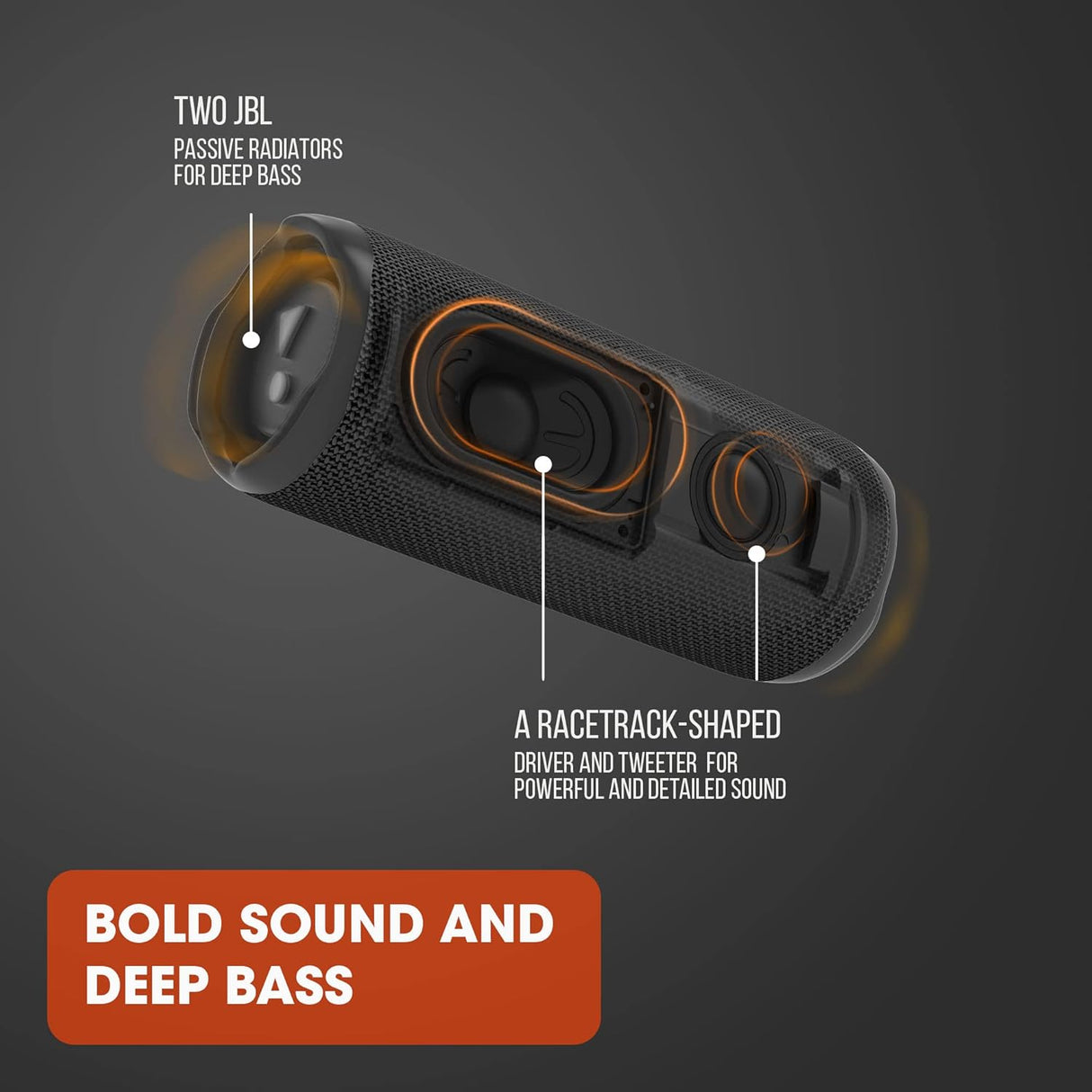 JBL Flip 6 Bluetooth Splashproof Speaker - Gray