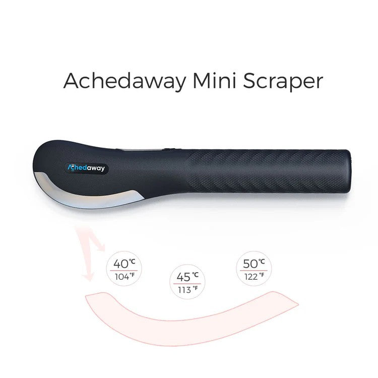 Achedaway Mini Scraper:On-the-Go heated muscle scraping tool
