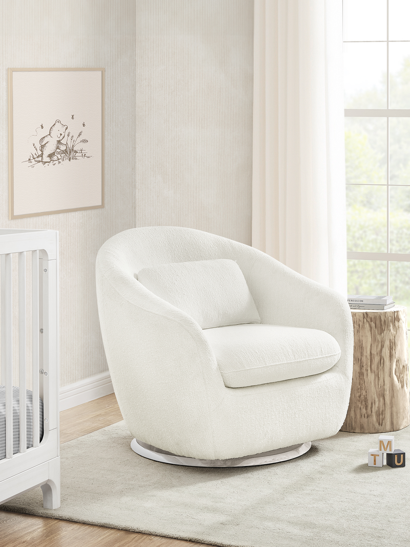 babyGap by Delta Children Hudson Glider Tub Chair with 360-Degree Swivel by Delta Children - Greenguard Gold Certified – Stain-Resistant Performance Fabric is Oeko-TEX Standard 100 Certified