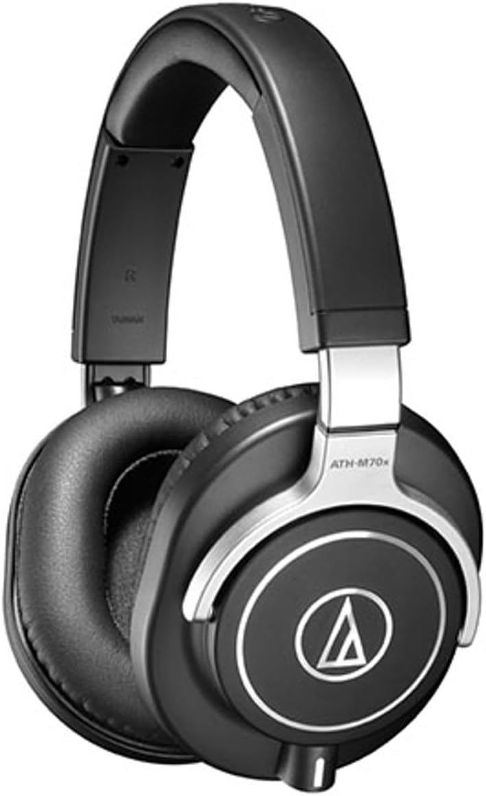 Audio-Technica ATH-M70X Closed-Back Dynamic Professional Studio Monitor Headphones