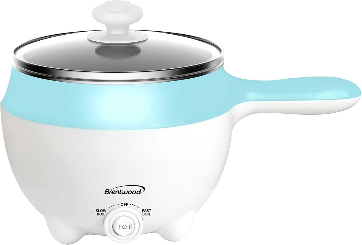 Brentwood HP-3015BL Electric hot Pot, standard, Blue