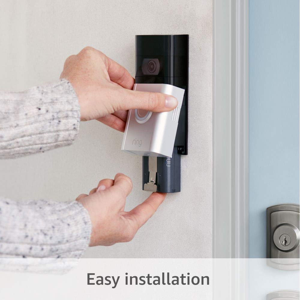 Ring - Video Doorbell 3 - Satin Nickel/Venetian Bronze