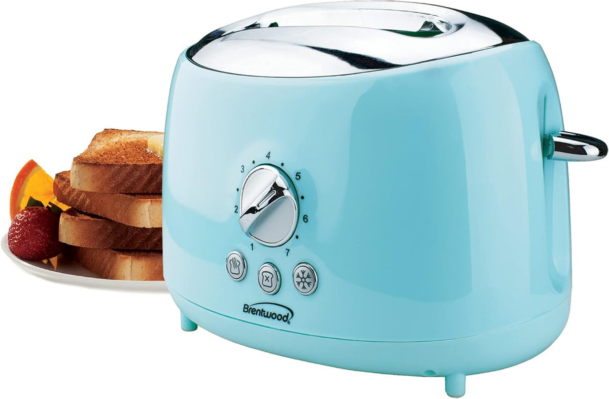 Brentwood 2-SLICE RETRO TOASTER - Blue