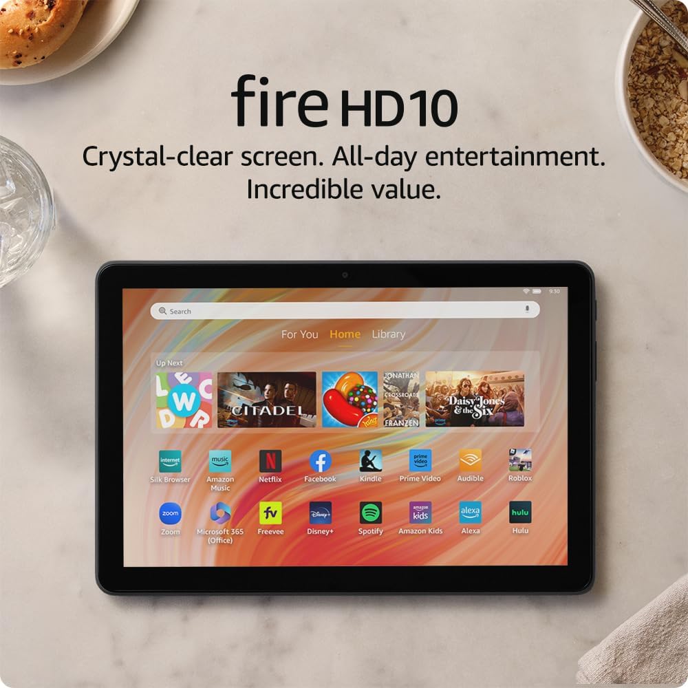 Amazon - Fire HD 10 - 10.1" Tablet (2023 Release) - 64GB with Wi-Fi - Black