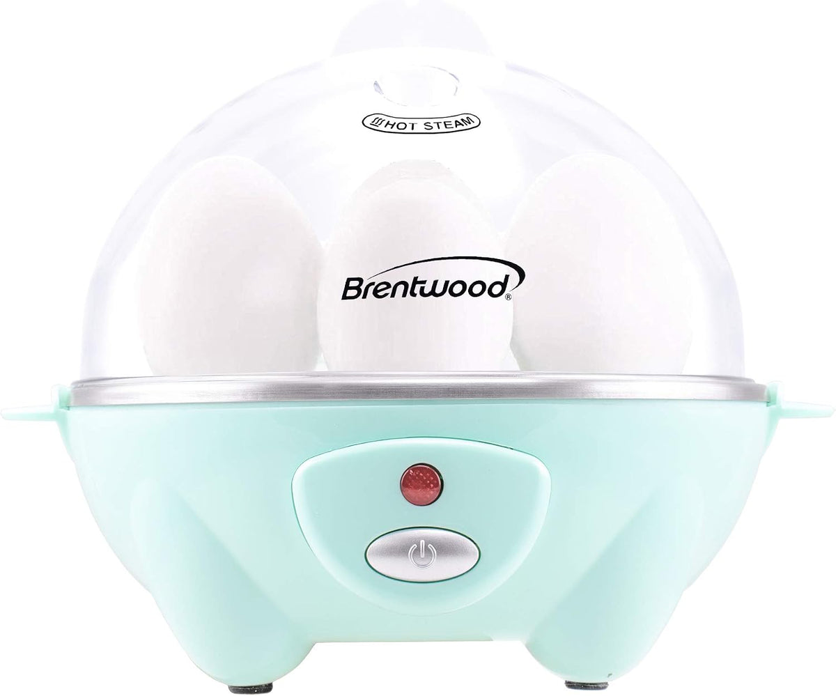 Brentwood 7 Egg Cooker/Steamer - Blue,(TS-1045BL)