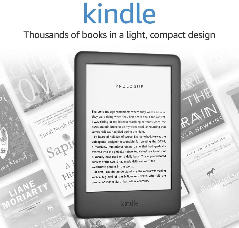 Amazon - All-New Kindle - 6" - 8GB - Black
