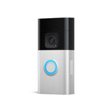 Ring - Battery Doorbell Plus Smart Wifi Video Doorbell – Satin Nickel