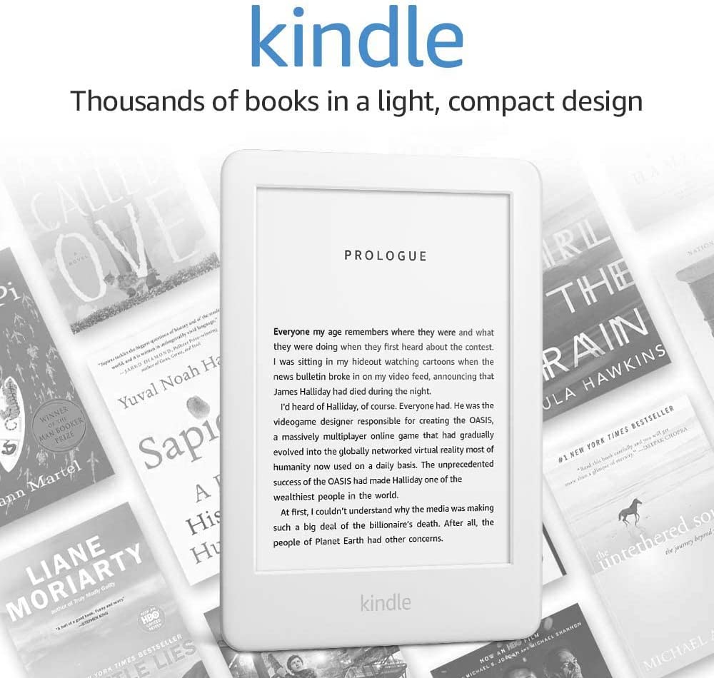 Amazon - All-New Kindle - 6" - 8GB - White