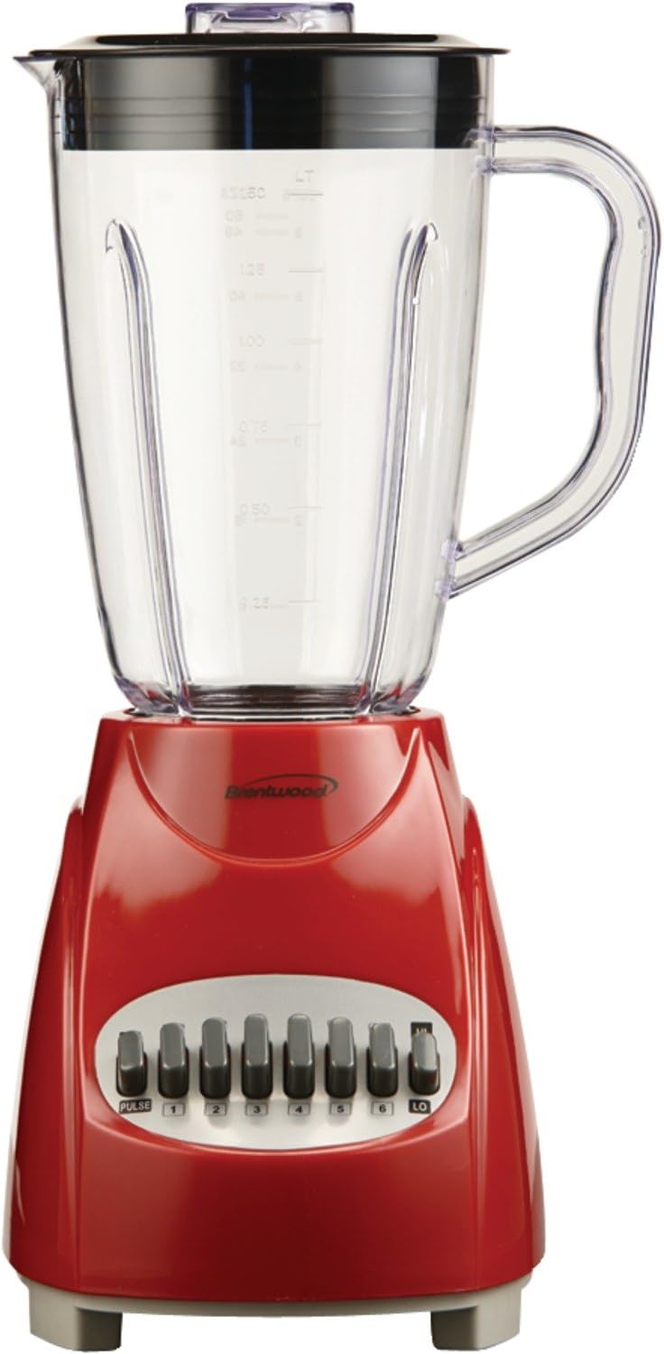 Brentwood 12 Speed Blender Red (JB-220R)