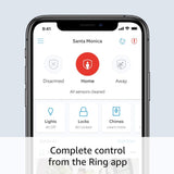 Ring - Wi-Fi Video Doorbell - Wired - Black