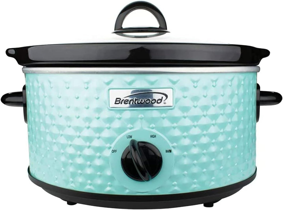 Brentwood   3.5QT DIAMOND PATTERN SLOW COOKER -BL