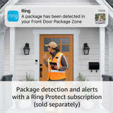 Ring - Battery Doorbell Plus Smart Wifi Video Doorbell – Satin Nickel
