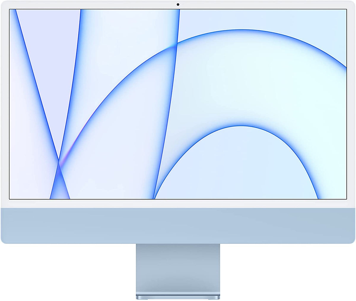 2021 Apple iMac 24-inch Apple M1 chip with 8?core CPU 8GB RAM, 256GB Blue