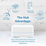Lutron Caseta Smart Lighting Diva Smart Dimmer Switch for LED Bulbs, Works w/ Alexa, Apple Homekit, Google Home (Hub Required), No Neutral Required, 150W Single-Pole/3-Way, DVRF-6L-BR, Brown