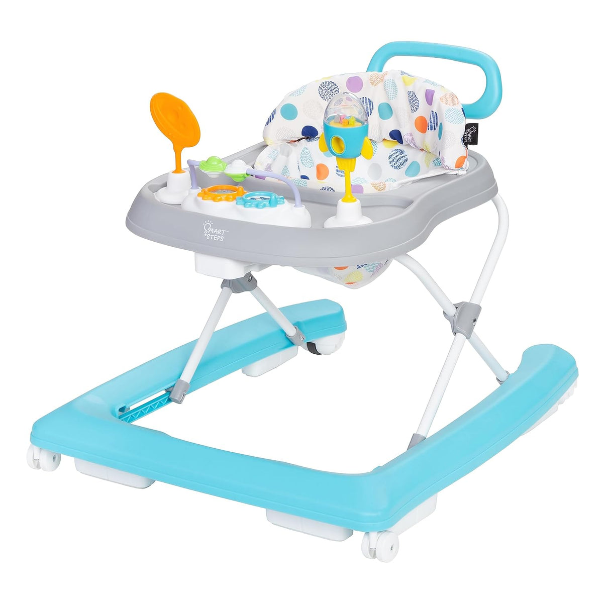 Baby Trend Smart Steps Trend PLUS 2-in-1 Walker with Deluxe Toys - Blue