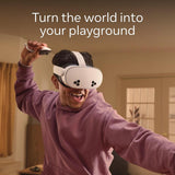 Meta Quest 3S 256GB - Get Batman: Arkham Shadow and a 3-Month Trial of Meta Quest+ Included — All-In-One Headset - White