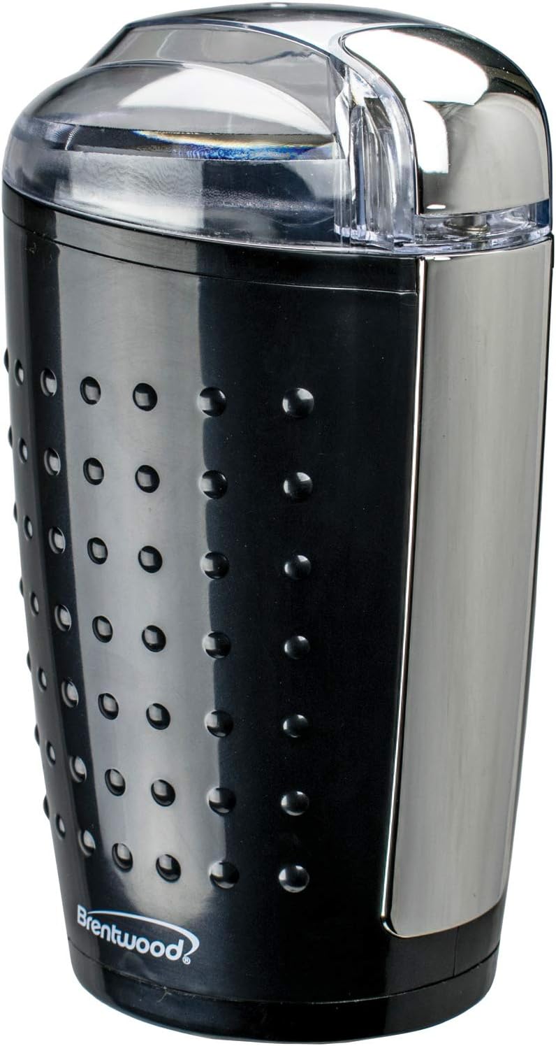Brentwood CG-158B 4oz Coffee and Spice Grinder, Black