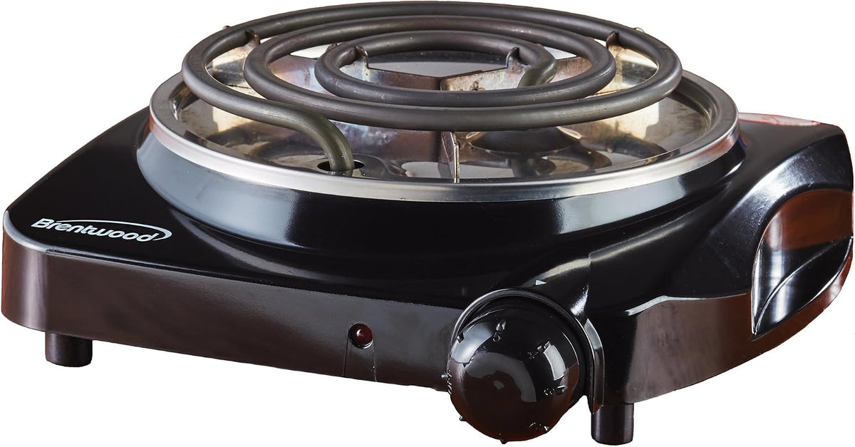 Brentwood 1200W Electric Single Burner - Blk
