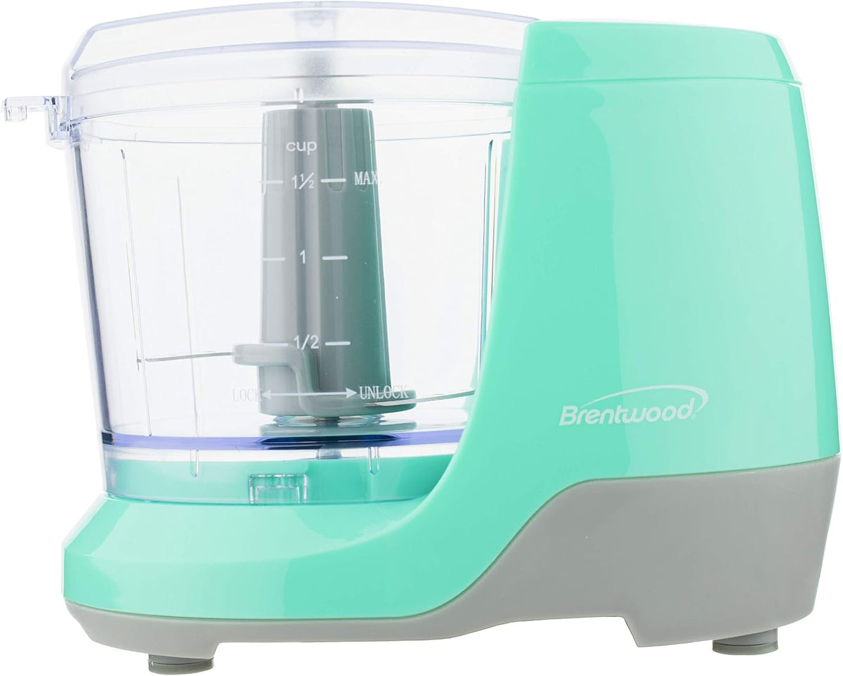 Brentwood Appliances MC-109BL 1.5-Cup Mini Food Chopper (Blue)