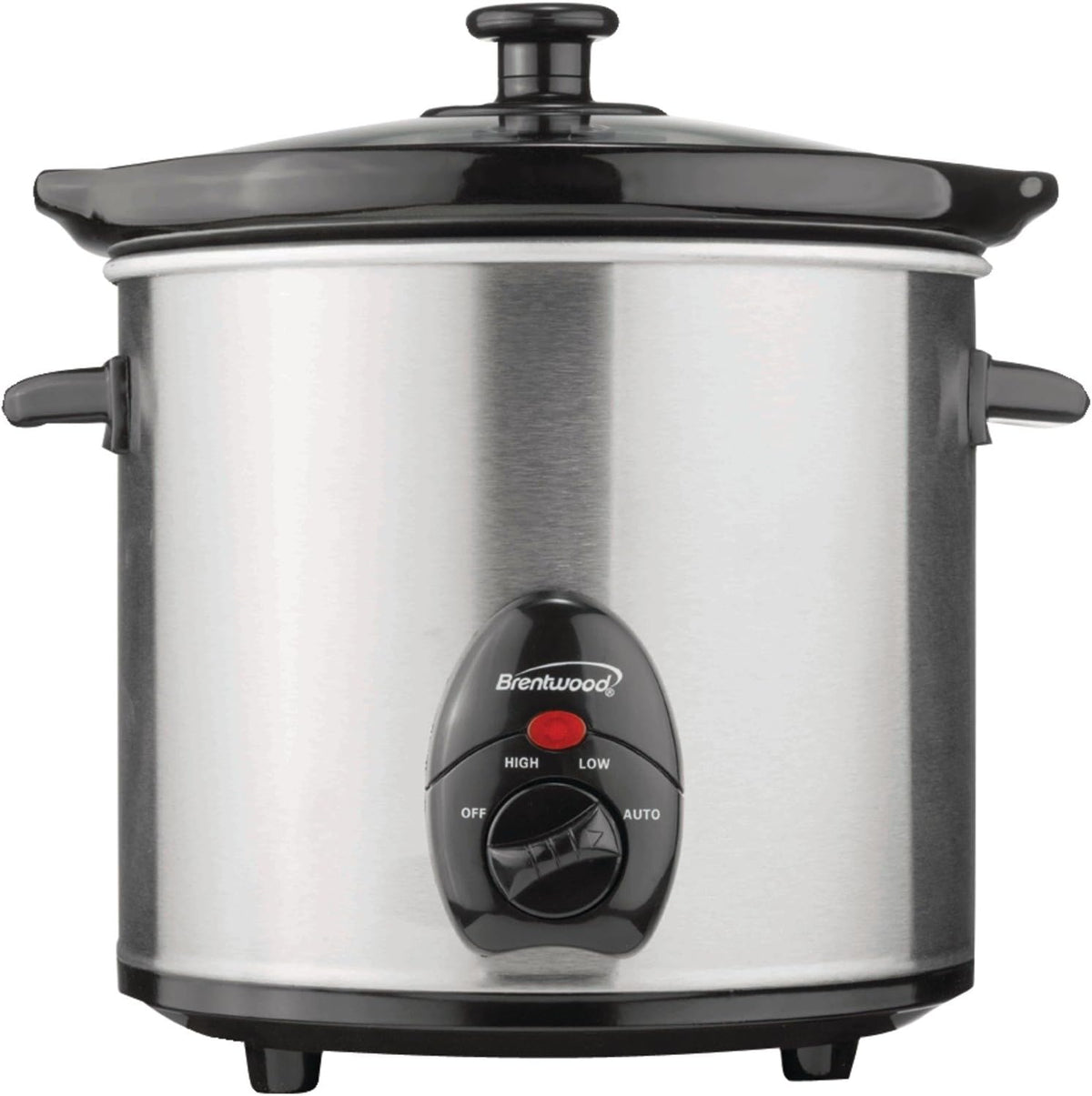 Brentwood SC-130S 3qt Slow Cooker stainless Steel Body