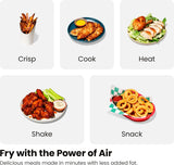 Chefman TurboFry Touch 9-Quart Dual Basket Air Fryer