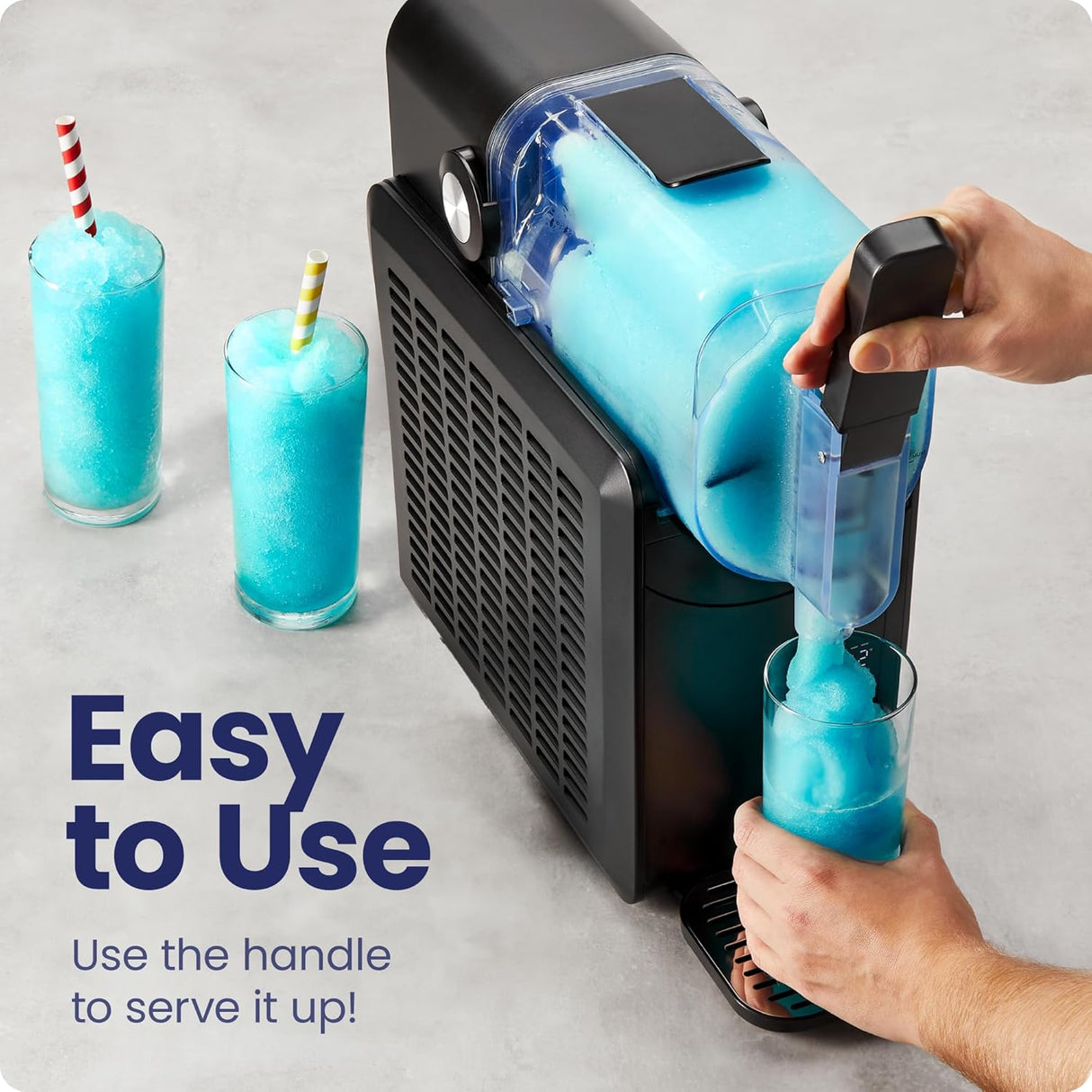 Chefman Slush-Ease 48 oz. Slushy Maker with Customizable Thickness - Black