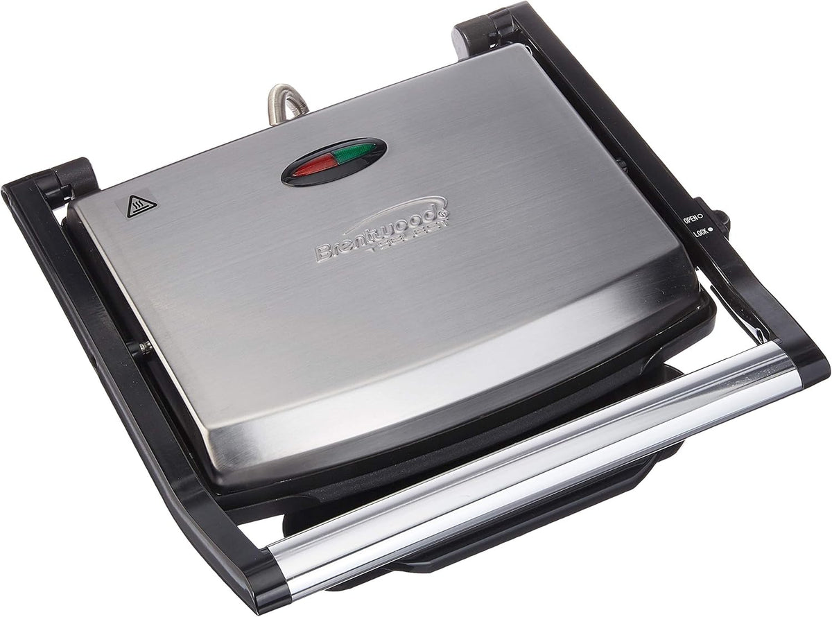 Brentwood   PANINI MAKER - BLK/SS, (TS-651)