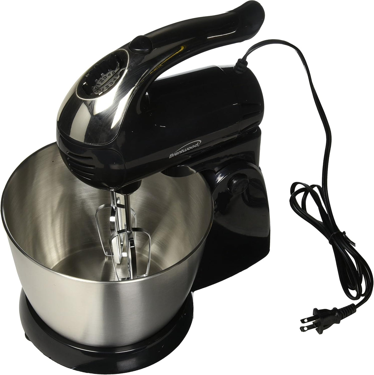 Brentwood 5-SPEED STAND MIXER - BLK/SS, (SM-1153)