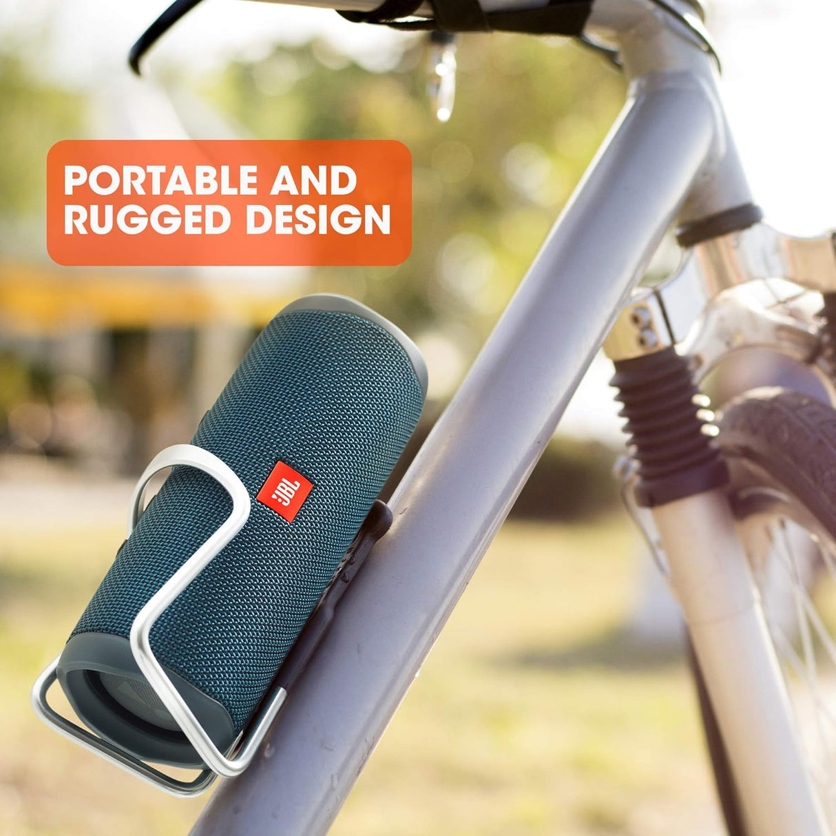 JBL Flip 5 Waterproof Bluetooth Speaker (Grey Stone)