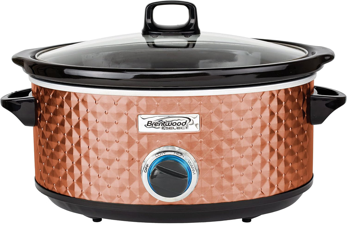 Brentwood 7 Quart - Slow Cooker - (Copper) BRESC-157C