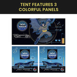 Delta Children Batman Loft Bed Tent - Curtain Set for Low Twin Loft Bed (Bed Sold Separately)