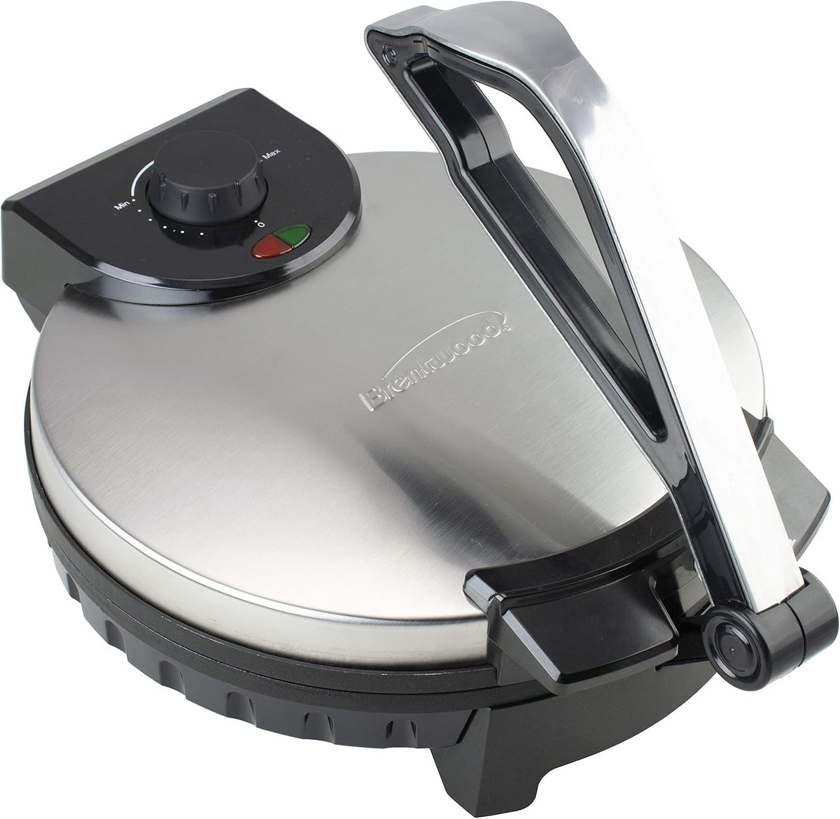BRENTWOOD 12 INCH TORTILLA MAKER - SS/BLK TS-129