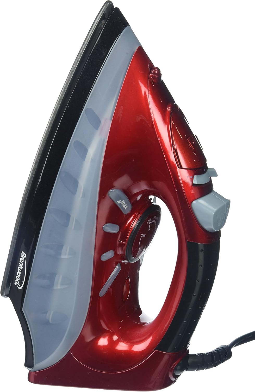 Brentwood MPI-61 Non-Stick Steam Iron, Red