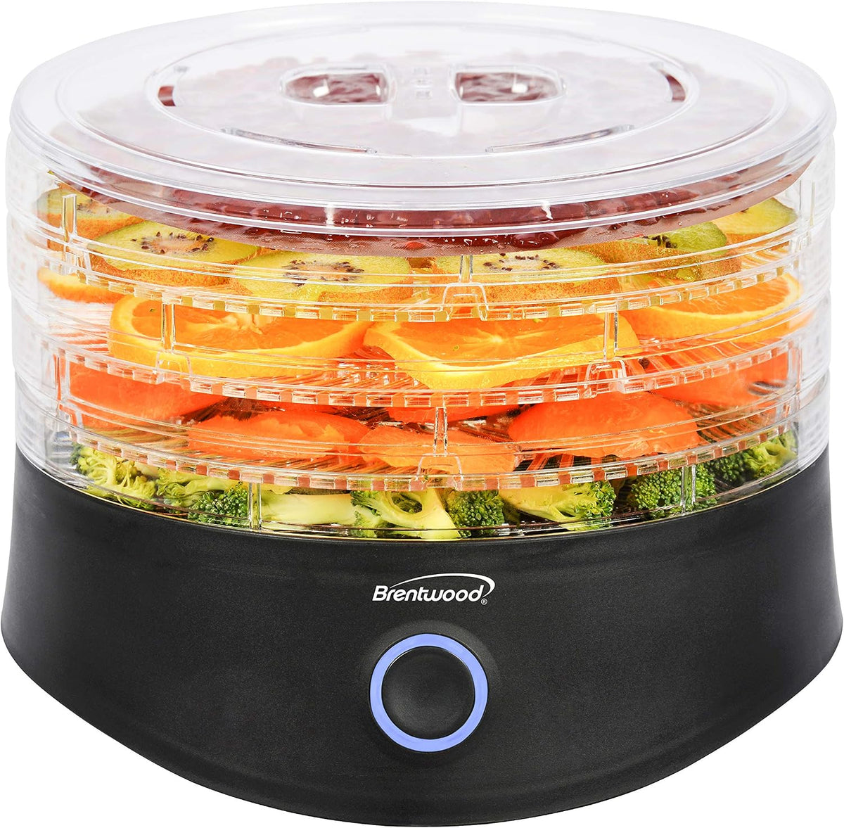 Brentwood Appliances 5-Tray Black Food Dehydrator with Auto Shutoff,(1026BK)