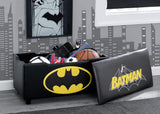 Delta Children Batman Upholstered Storage Bench for Kids
