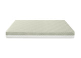 Delta Spring Breeze Crib and Toddler Mattress with Cloud Core, Green/White