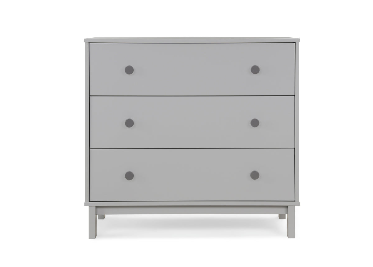 babyGap by Delta Children Legacy 6 Drawer Dresser with Interlocking Drawers, Grey/Dark Grey