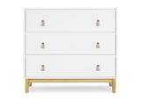 babyGap by Delta Children Legacy 3 Drawer Dresser, Bianca White/Natural
