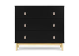 babyGap by Delta Children Legacy 3 Drawer Dresser, Ebony/Natural
