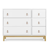 babyGap by Delta Children Legacy 6 Drawer Dresser, Bianca White/Natural