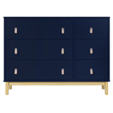 babyGap by Delta Children Legacy 6 Drawer Dresser, Navy/Natural