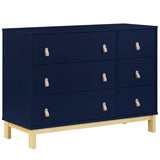 babyGap by Delta Children Legacy 6 Drawer Dresser, Navy/Natural