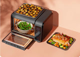 Chefman EasyAir 15 Qt. Toaster Oven Air Fryer, 5 Cooking Functions & 450°F Max Temperature – Black